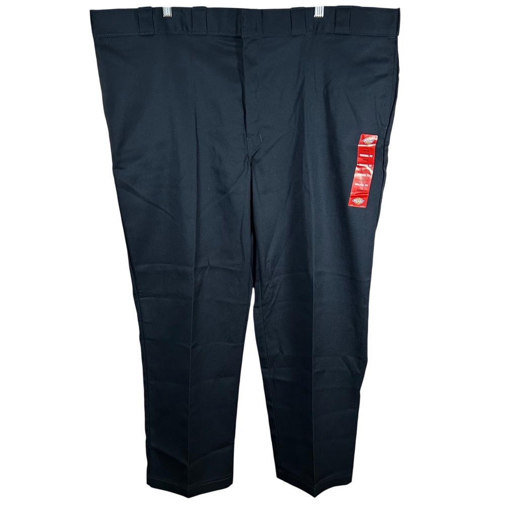 Dickies 874 Original Fit Flex Work Pants Mens 46x30 Dark Navy Blue 11874DN New
